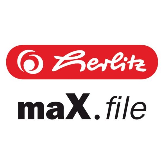 Класьор рингов (папка с 2 ринга) max.file А5, 4 см., СИН  - herlitz