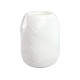 Декоративна лента, гладка, polyband, 20 м х 5 мм, за украса/опаковане, бяла - Susy Card