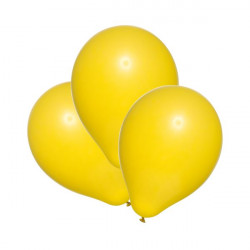Балони, въздушни, латексови, ЖЪЛТИ,  25 броя - Susy Card