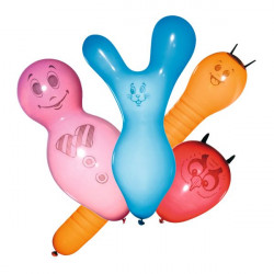 Балони, въздушни, латексови, фигури, 10броя - Susy Card 