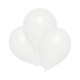 Балони, въздушни, латексови, БЕЛИ,  25 броя - Susy Card
