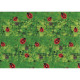 ХАРТИЯ подаръчна , на ролка 2х0.70 м, дизайн Four-leafed clover II, PEFC 