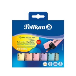 Текст маркери PASTEL 6 цвята - Pelikan
