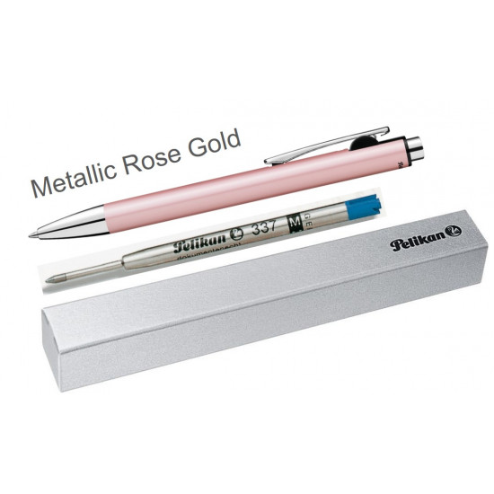 Химикал метален SNAP, алуминиево тяло, metallic Rose Gold - Pelikan