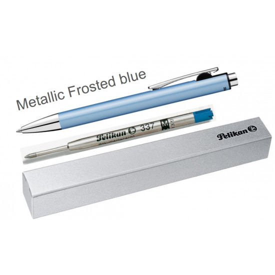 Химикал метален SNAP, алуминиево тяло, metallic Frosted blue - Pelikan