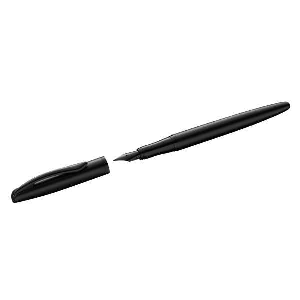 черно) Писалка K36, - (карбоново Noble метална JAZZ Black Pelikan Elegance, Carbon