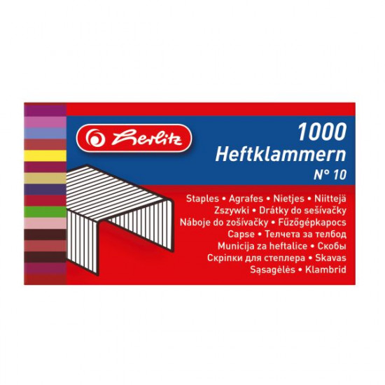Телчета за телбод No10 , 10 кутийки - herlitz