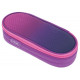 Несесер празен, твърд, 1 цип, овална форма, Dip Dye Pink/Purple - herlitz